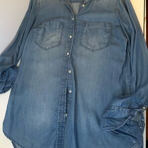 Merona Denim Button Down Shirt